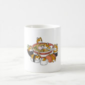 Corgi Ramen Sushi Kaffeetasse (Mittel)