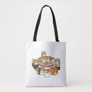 Corgi Ramen Sushi Tasche