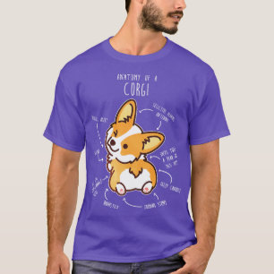 Corgi Red Dog Anatomie T-Shirt