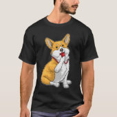 Corgi Referee Whistle T-Shirt (Vorderseite)