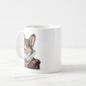 Corgi Renaissance Kaffeetasse (Vorderseite Links)