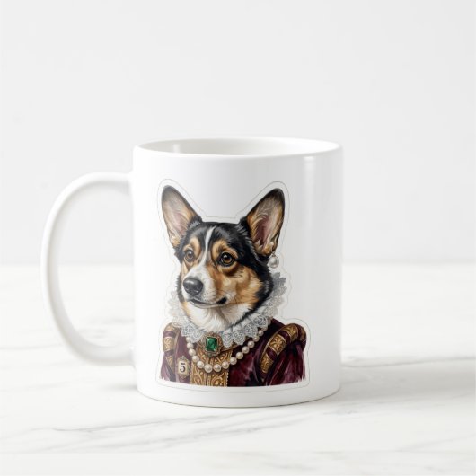 Corgi Renaissance Kaffeetasse (Links)
