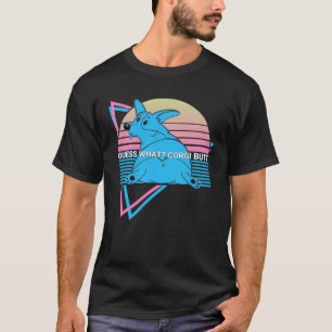 Corgi Retro Errate Was Corgi Hintern T-Shirt