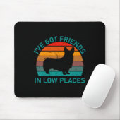 Corgi Retro Funny Dog Sprichwort für Väter Mütter  Mousepad (Mit Mouse)