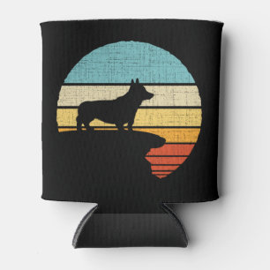 Corgi Retro Vintag 60er 70er Dog Welpenbesitzer Lo Dosenkühler