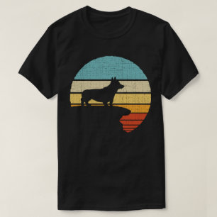 Corgi Retro Vintage 60er 70er Hundebesitzer Liebha T-Shirt