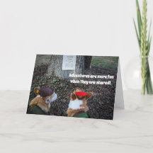 Corgi Robin Hood Friendship Card