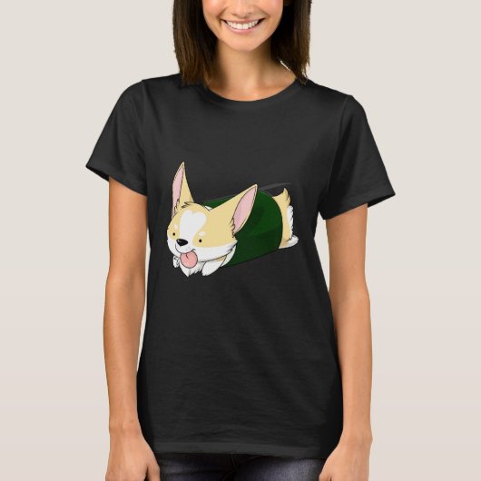 Corgi Roll T-Shirt (Vorderseite)