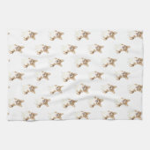 Corgi (rot) geschirrtuch (Horizontal)