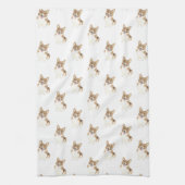 Corgi (rot) geschirrtuch (Vertikal)