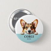 Corgi Round Button Button (Vorne & Hinten)