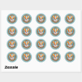 Corgi Round Stickers (Blatt)