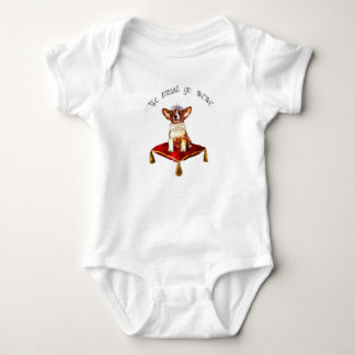 Corgi Royalty Baby Strampler