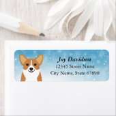 Corgi Rücksendeadressen-Aufkleber (Insitu)