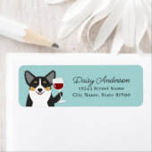 Corgi Rücksendeadressen-Aufkleber (Insitu)