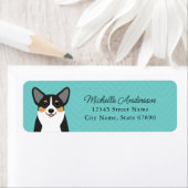 Corgi Rücksendeadressen-Aufkleber (Insitu)