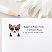 Corgi Rücksendeadressen-Aufkleber (Insitu)