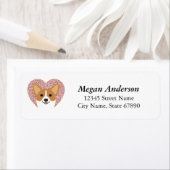 Corgi Rücksendeadressen-Aufkleber (Insitu)