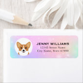 Corgi Rücksendeadressen-Aufkleber (Insitu)