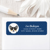 Corgi Rücksendeadressen-Aufkleber (Insitu)