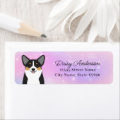 Corgi Rücksendeadressen-Aufkleber (Insitu)