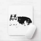Corgi Ruhe für Fokus Mousepad (Mit Mouse)