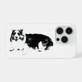 Corgi ruhig in deiner Hand iPhone Hülle (Rückseite (Horizontal))