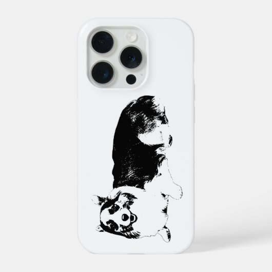 Corgi ruhig in deiner Hand iPhone Hülle (Rückseite)
