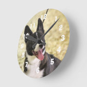 Corgi Runde Wanduhr (Winkel)