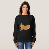 Corgi Running 953 Sweatshirt (Vorne ganz)