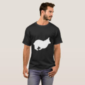 Corgi Running Silhouette Profil Corgi Eigentümer T T-Shirt (Vorne ganz)