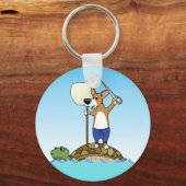 Corgi Sailing Schlüsselanhänger (Vorderseite)
