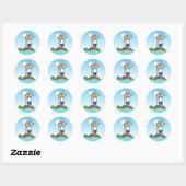 Corgi Sailing Stickers (Blatt)