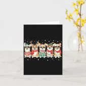 Corgi Santa Christmas Lights Xmas Pj Dog Lover Mer Karte (Gelbe Blume)