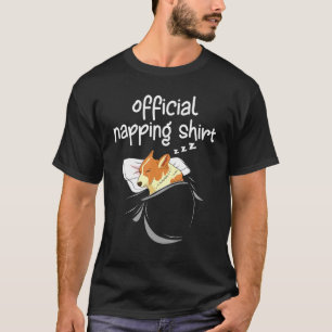 Corgi Schlafende Frauen Pyjama Outfit Schlafanzug T-Shirt