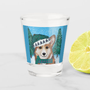 Corgi Schnapsglas