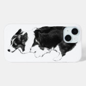 Corgi-Schritt, elegant und fröhlich Case-Mate iPhone Hülle (Rückseite (Horizontal))