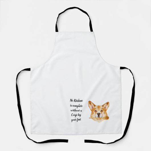 Corgi-Schürze, Hunde-Schürze Schürze (Vorderseite)