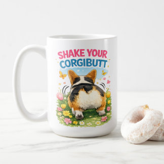 Corgi-Schwanzwedeln – Lustiger Corgi-Humor Kaffeetasse