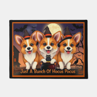 Corgi-Schwestern Nur ein Haufen Hokuspokus Fußmatte