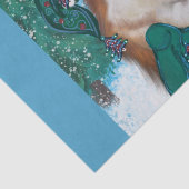 Corgi Seidenpapier (Detail)