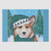 Corgi Seidenpapier (Vorderseite)