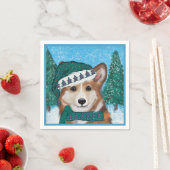 Corgi Serviette (Beispiel)