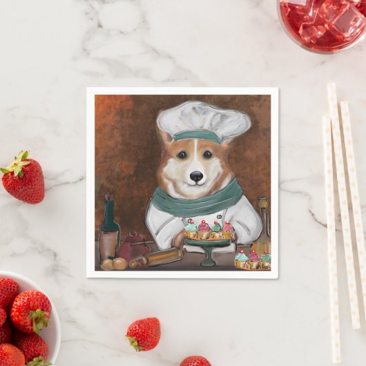 Corgi Serviette (Beispiel)