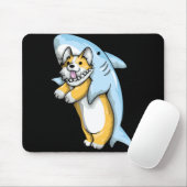 Corgi Shark Funny Corgi Costume 988  Mousepad (Mit Mouse)