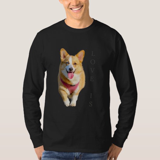 Corgi Shirt Männer Frauen Kinder Liebe Dog Mama Va (Vorderseite)