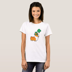 Corgi-Shirt St. Patricks Tages T-Shirt