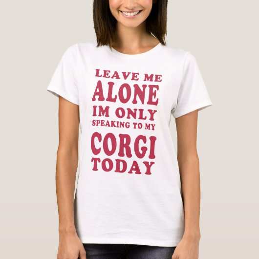 Corgi-Shirtfrauen T-Shirt (Vorderseite)