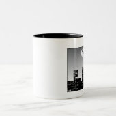 Corgi-Signal-Tasse Zweifarbige Tasse (Mittel)