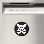 Corgi Skull & Crossbones Magnet (In Situ (Geschirrspüler))